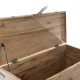 Artekko 720-1298-WHITEΜπαούλα ξύλινα σε πατίνα Σετ/2 (101x44x46)cm (83x33x36)cm