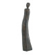 Artekko Figurine Καφέ Διακοσμητικό Γλυπτό Ανθρώπου από Ρητίνη (10x8.2x35)cm