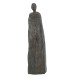 Artekko Figurine Καφέ Διακοσμητικό Γλυπτό Ανθρώπου από Ρητίνη (10x8.2x35)cm