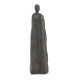 Artekko Figurine Καφέ Διακοσμητικό Γλυπτό Ανθρώπου από Ρητίνη (10x8.2x35)cm