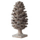 Artekko Pine Cone Διακοσμητικό Γλυπτό Κουκουνάρα Ρητίνης Γκρι (18x18x36)cm
