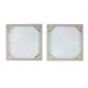 Artekko 82747-DS Glitter Πίνακας Καμβάς με Κορνίζα Ξύλο Καμβάς Πολύχρωμο (60x3.5x60)cm Σετ/2