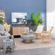Artekko Glitter Πολύχρωμος MDF Πίνακας σε Καμβά με Κορνίζα (120x3.7x90)cm