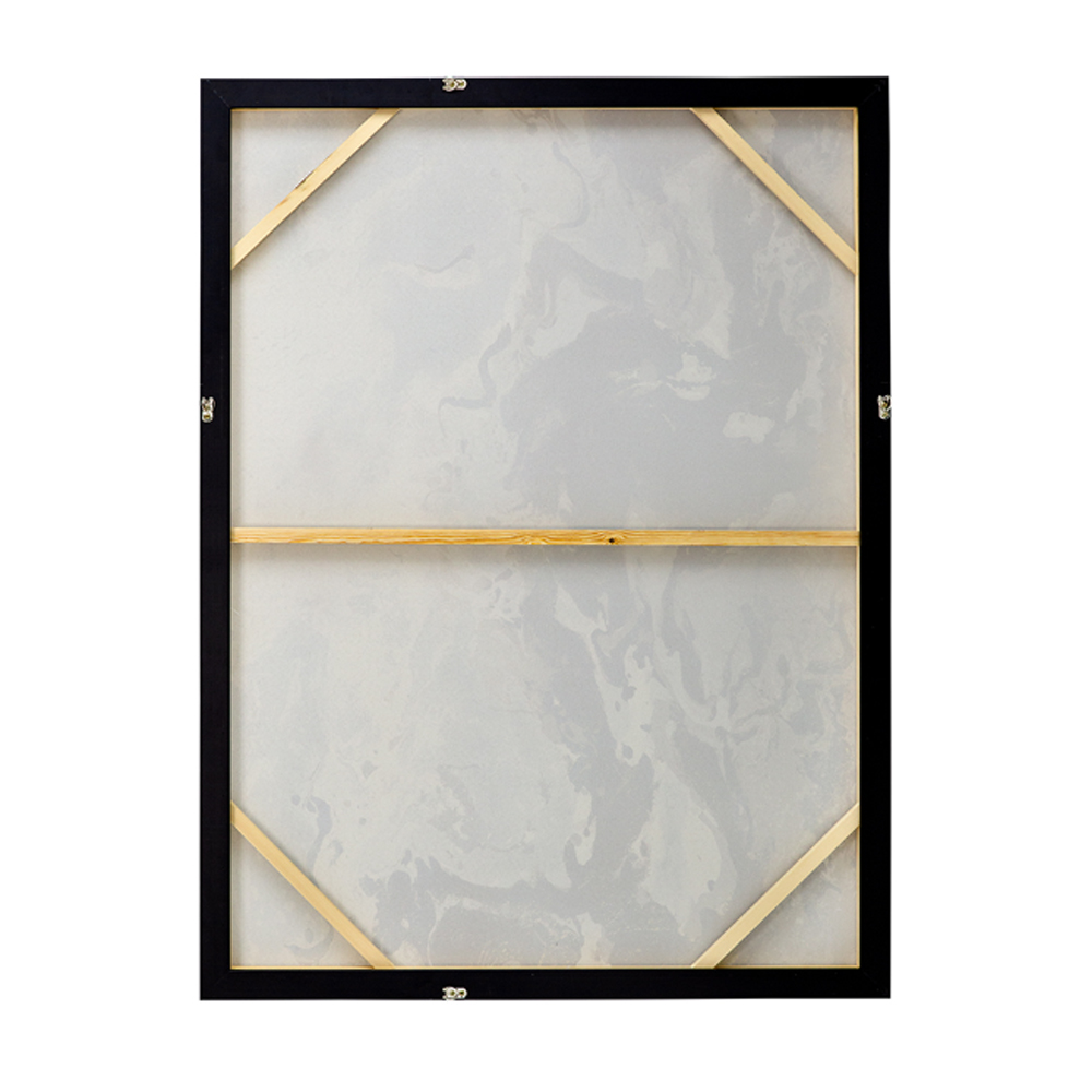 Artekko Glitter Πολύχρωμος MDF Πίνακας σε Καμβά με Κορνίζα (120x3.7x90)cm