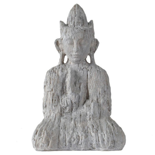 Artekko Buddha Διακοσμητικός πέτρινος εστεμένος Βούδας 15,5x8x23,5cm