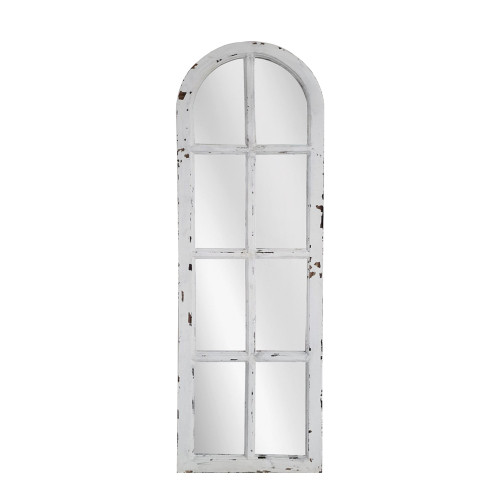 Artekko Mirroki Ξύλινος Καφέ Καθρέπτης Τοίχου (150x49)cm