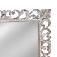 Artekko Mirroki Ξύλινος Λευκός Πατίνα Σκαλιστός Καθρέπτης Τοίχου (100x70)cm