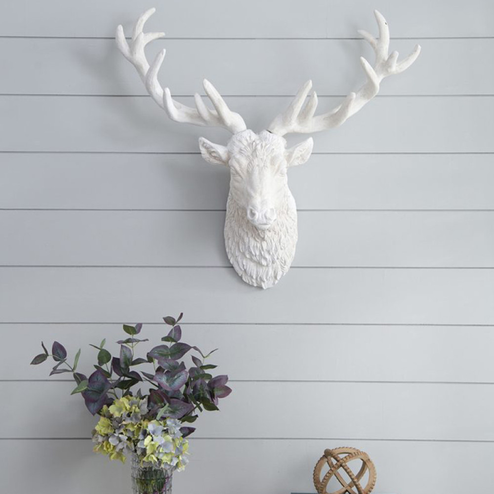 Artekko Slioc Διακοσμητικό Τοίχου Χρυσό  "Deer" (66x33x81)cm