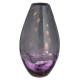 Glasart Βάζο Bulbous "Feeling" Γυάλινο Γκρι Violet PU H. 33 cm D. 18 cm