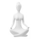 Φιγούρα Woman "Meditation" Πολυμερές Λευκό PU 2 Pcs. Assorted 16x12X29cm