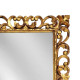 Artekko Mirroki Ξύλινος Χρυσός Σκαλιστός Καθρέπτης Τοίχου (100x70)cm